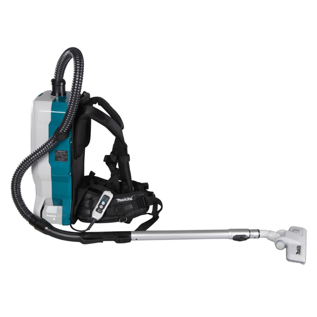 Makita Akku-Rucksackstaubsauger XGT 40V max. - 200 mbar - 6,0 l - VC011GZ