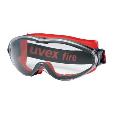 uvex Vollsichtbrille ultrasonic schwarz, blau
