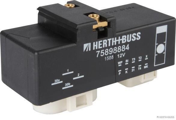 HERTH&BUSS Relais, Kühlerlüfternachlauf, 12 V, 13 pins