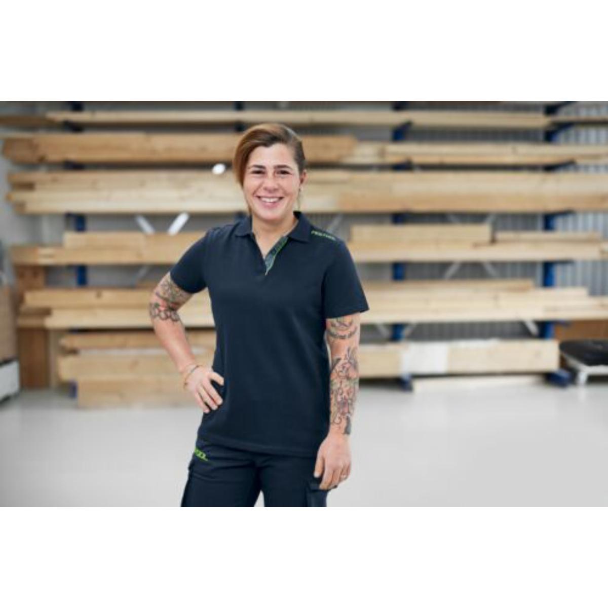 Festool Poloshirt dunkelblau Damen POL-LAD-FT1