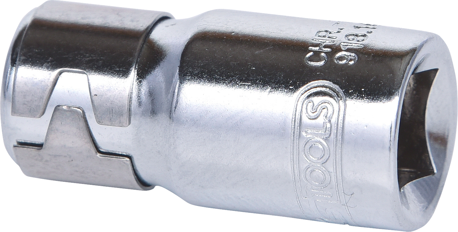 KS Tools 1/4" CHROMEplus Bit-Adapter-Stecknuss,für Bits 1/4"mit Spannring