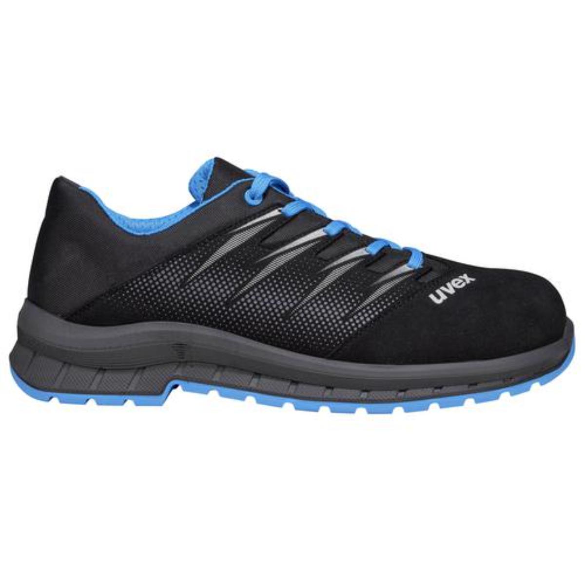 uvex 2 trend Sicherheitsschuh Halbschuhe S2, blau/schwarz