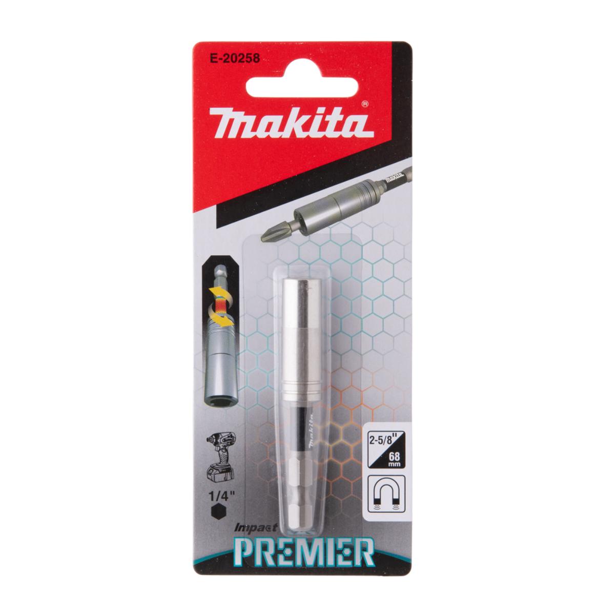 Makita Torsion Bithalter Impact Premier 1 Stück - 68 mm - magnetisch - E-20258