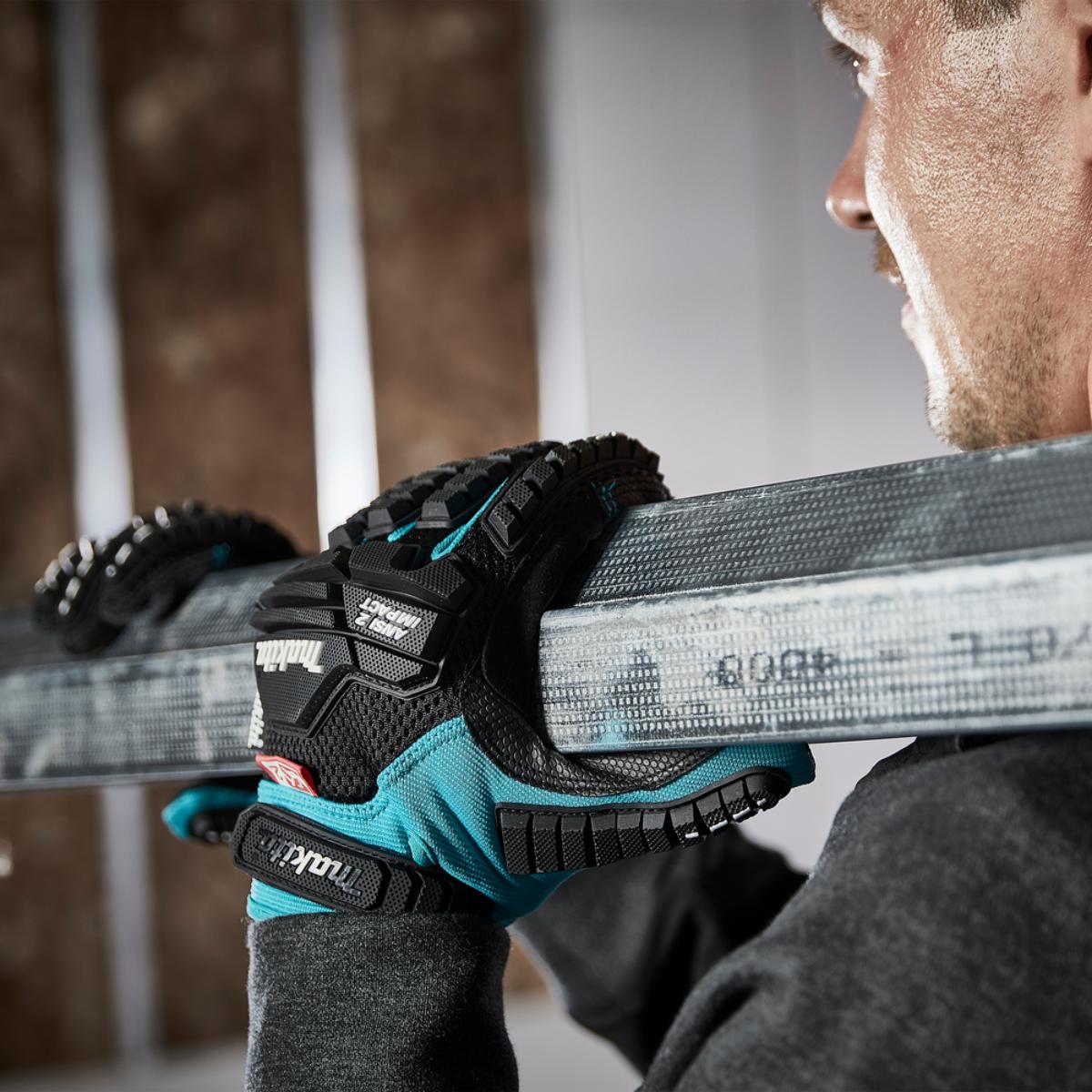 Makita Arbeitshandschuhe - verstärkt - Knöchelschutz - Touchscreenfähig