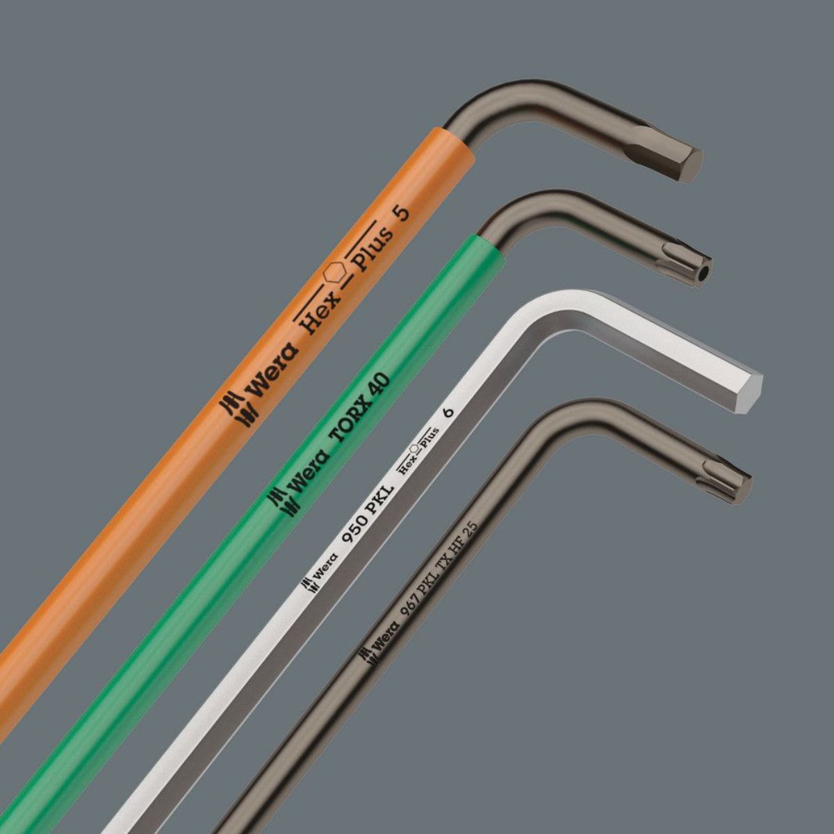 Wera 3950 PKL Winkelschlüssel, zöllig, Edelstahl