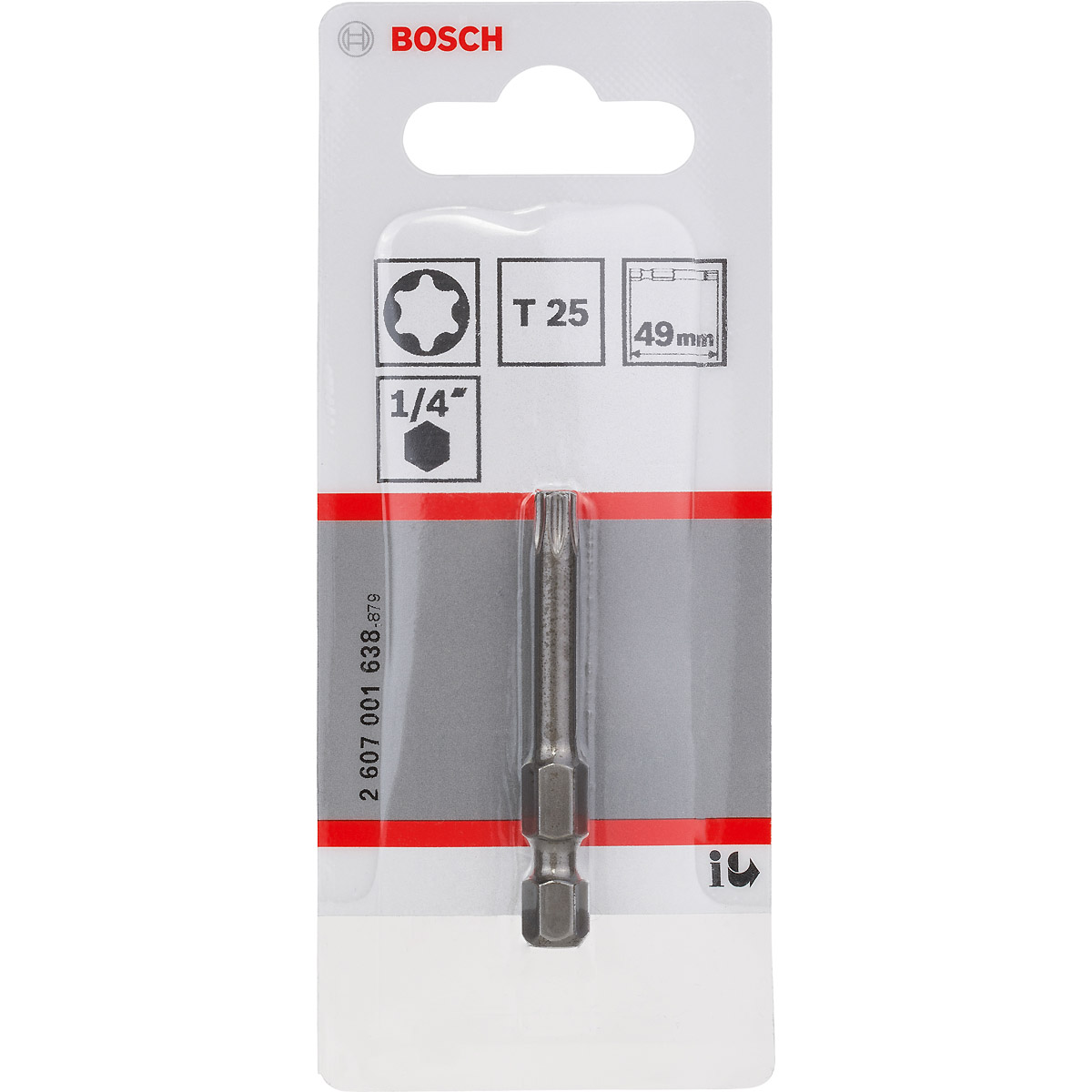 Bosch Schrauberbit Extra-Hart, Torx T25