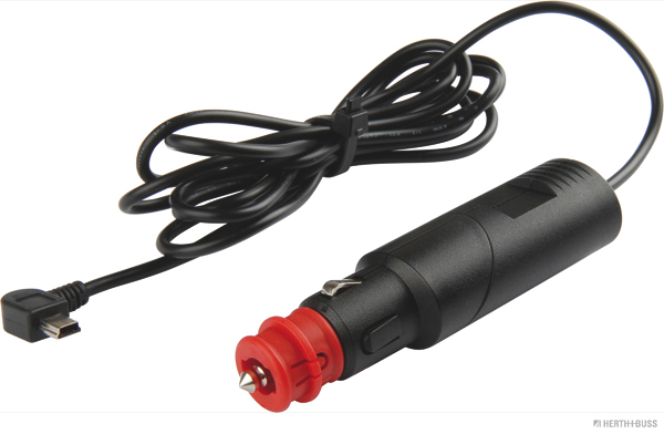 HERTH&BUSS Ladekabel, Zigarettenanzünder, 12 - 24 V, mit Mini - USB - Stecker