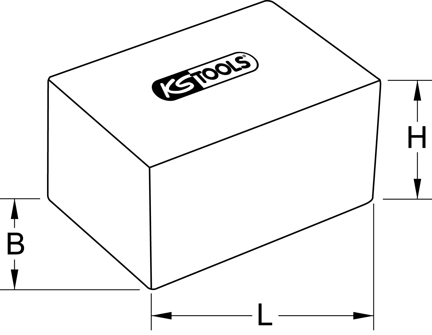 KS Tools Fugenschwamm, 100x150x80mm