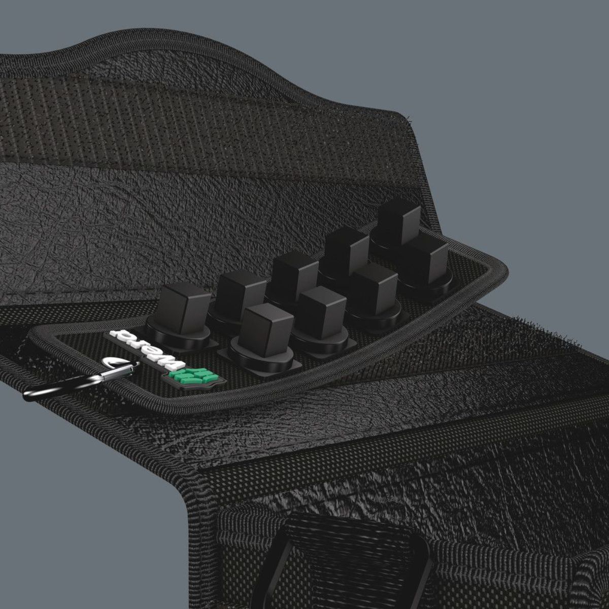 Wera Belt C Impaktor (Textilgurt), 9-teilig, unbestückt, 71 x 210 mm