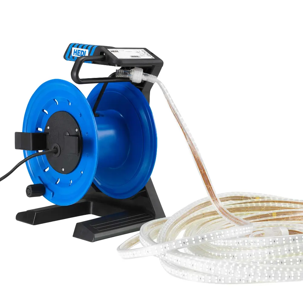 HEDI Vollkunststoff LED Lichtband-Trommel LED-Flex Companion Plus 290mm - 25m