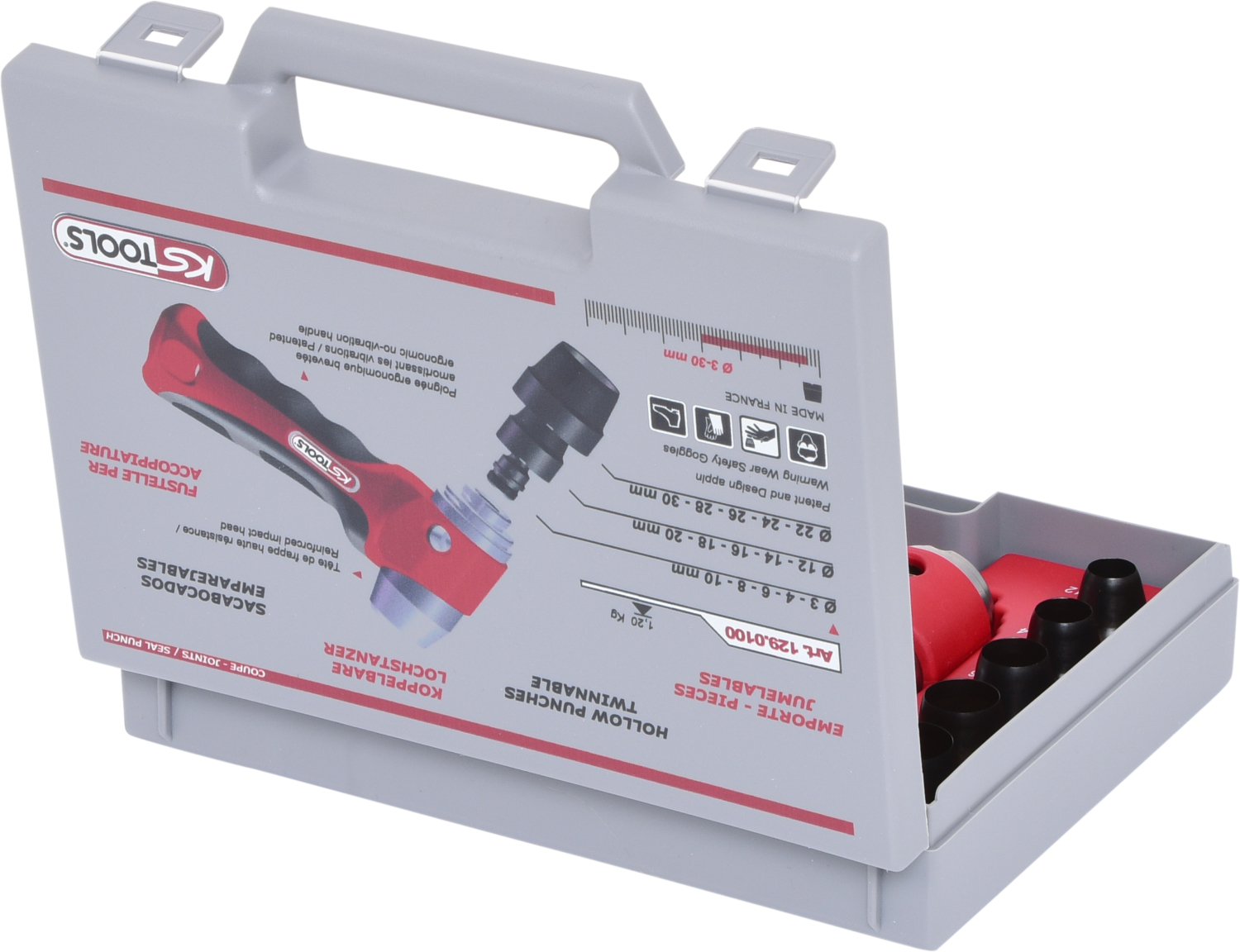KS Tools Ring-Stanzeisen-Satz, 16-tlg