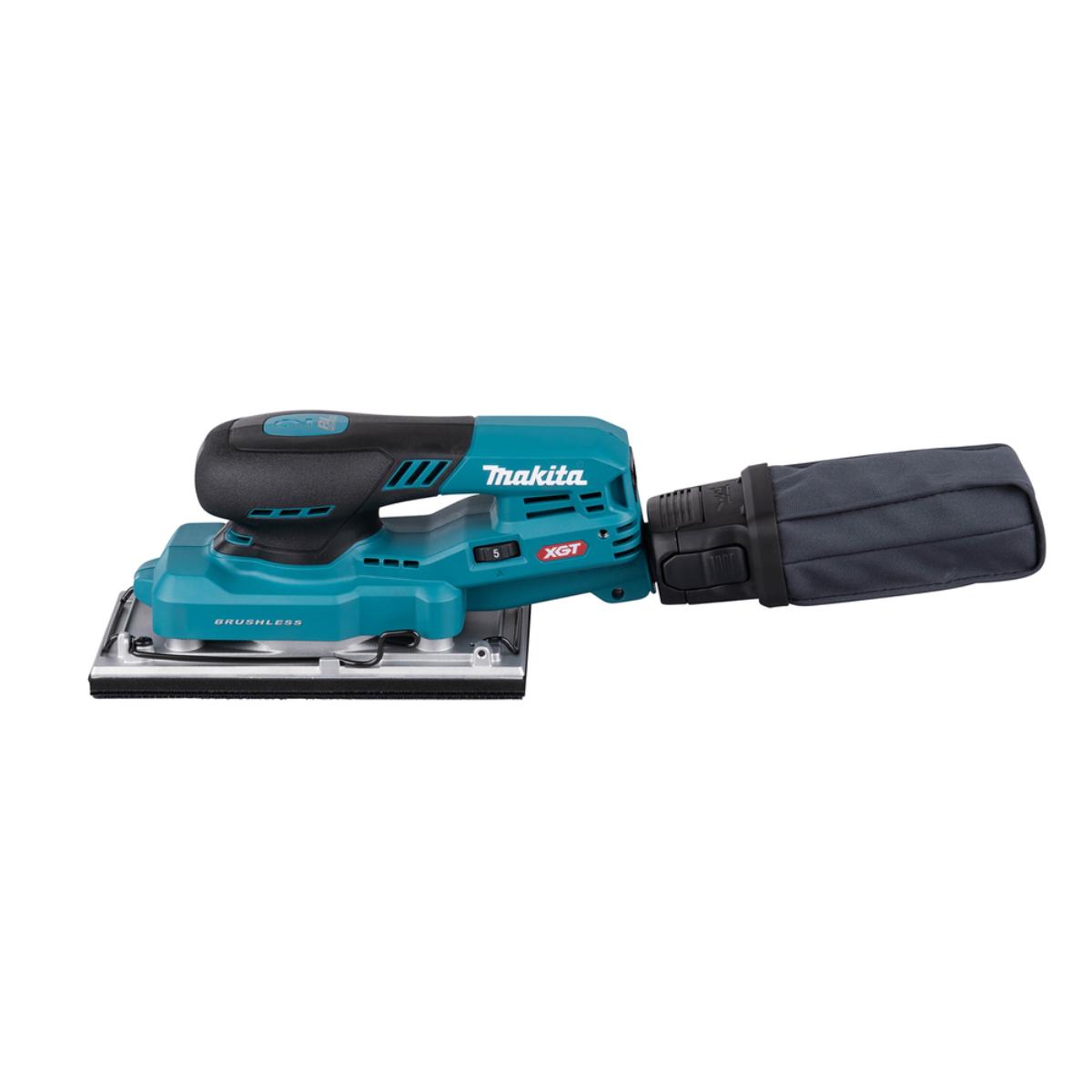 Makita Akku-Schwingschleifer XGT, Connector, 93x185 mm, 6.000 - 12.000 min(-1), 2,0 mm Hub, 1,6 m Kabel