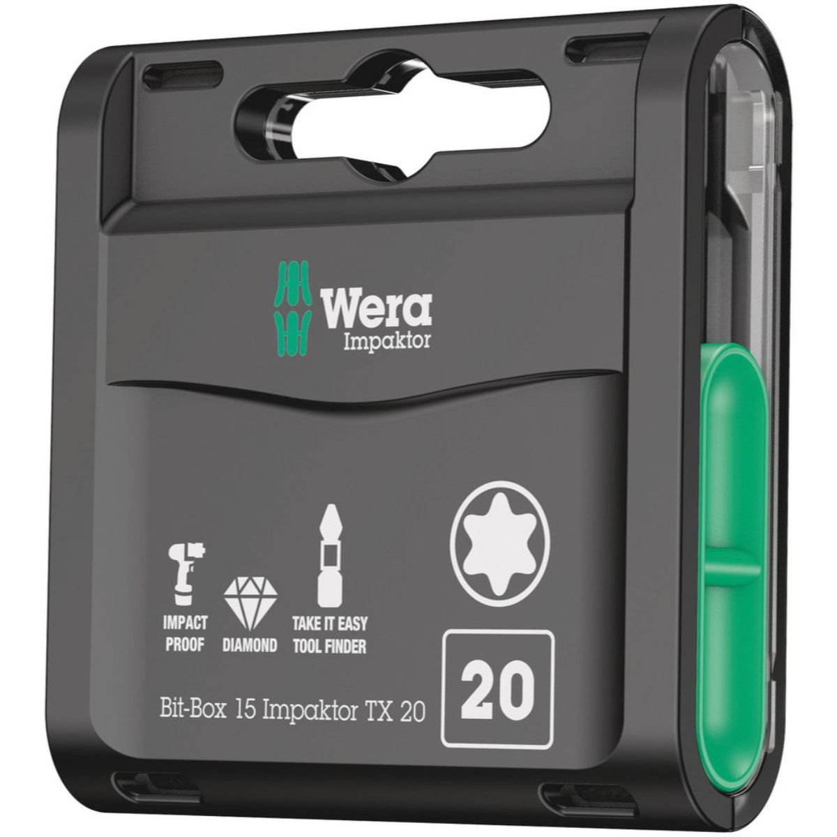 Wera Bit-Box 15 Impaktor TX, TX 20 x 25 mm, 15-teilig