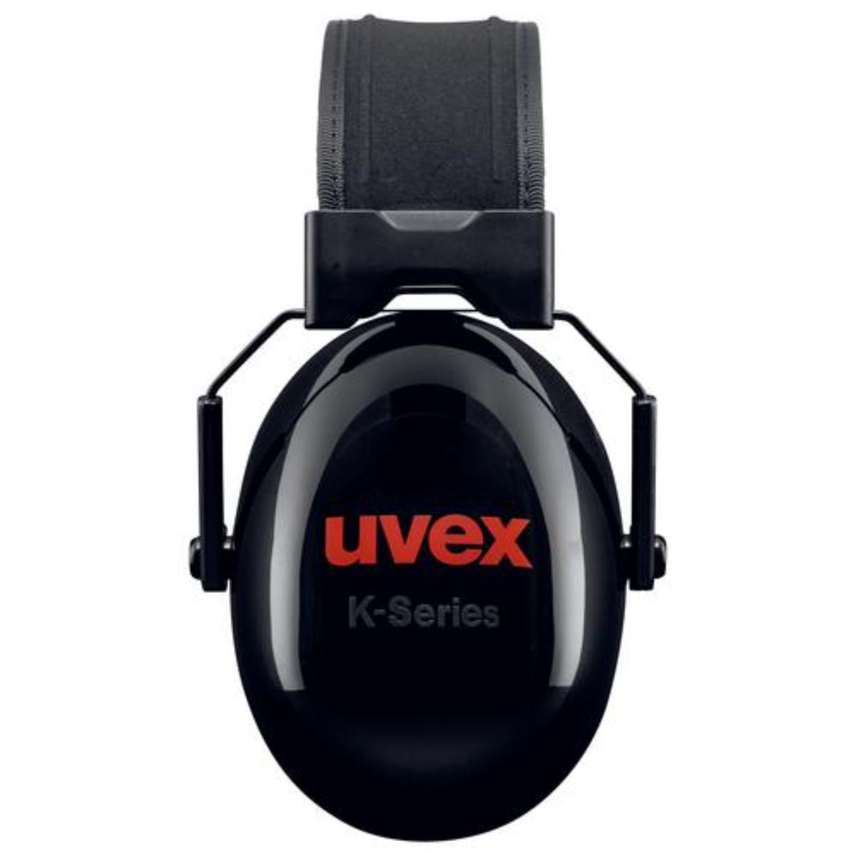 uvex K30 Kapselgehörschutz schwarz/ rot SNR 36 dB