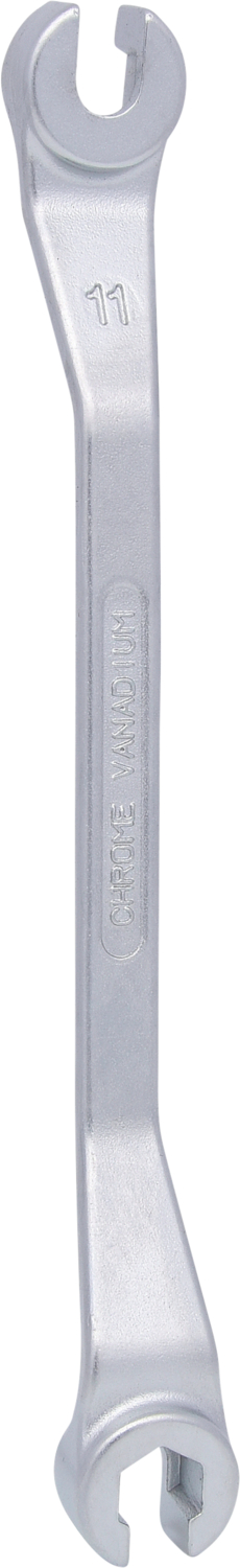 KS Tools CHROMEplus Offener Doppel-Ringschlüssel, gekröpft, 10x11mm