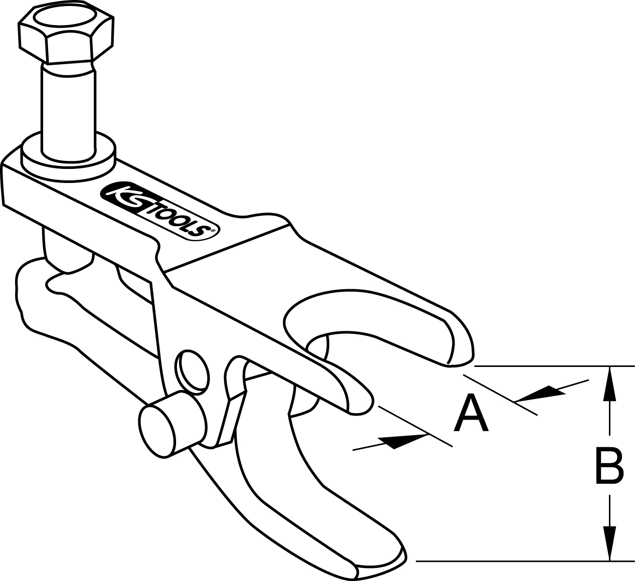 KS Tools Universal-Kugelgelenk-Ausdrücker