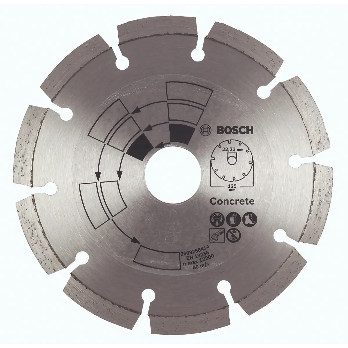 Bosch Diamanttrennscheibe Beton D= 125 mm