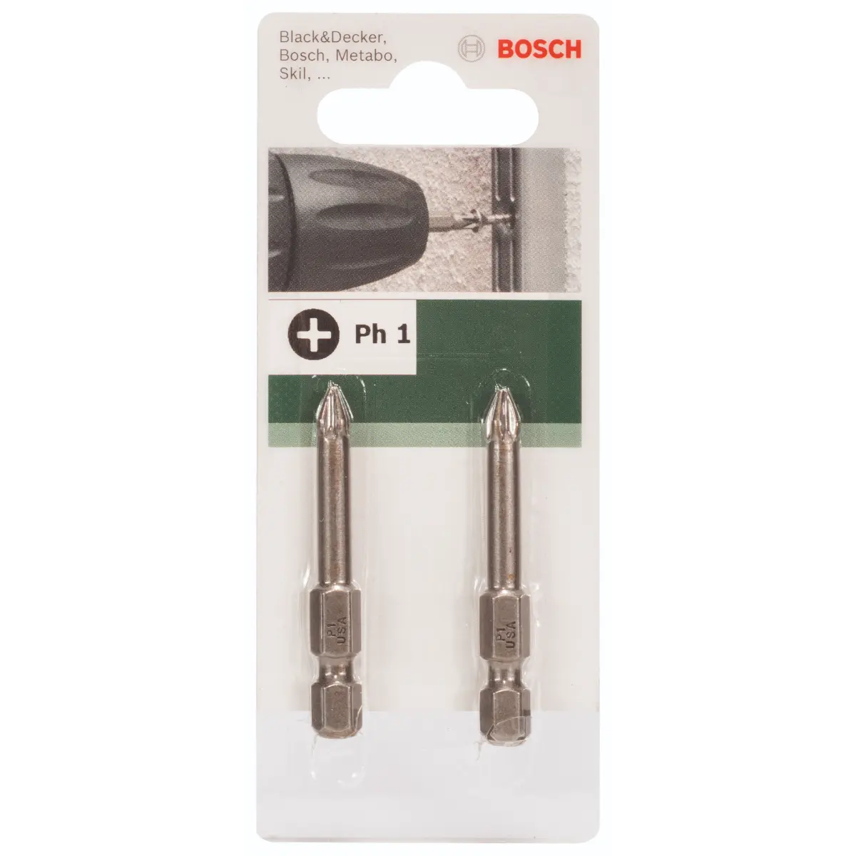 Bosch Schrauberklinge für Phillips-Kreuzschlitzschrauben (PH1)