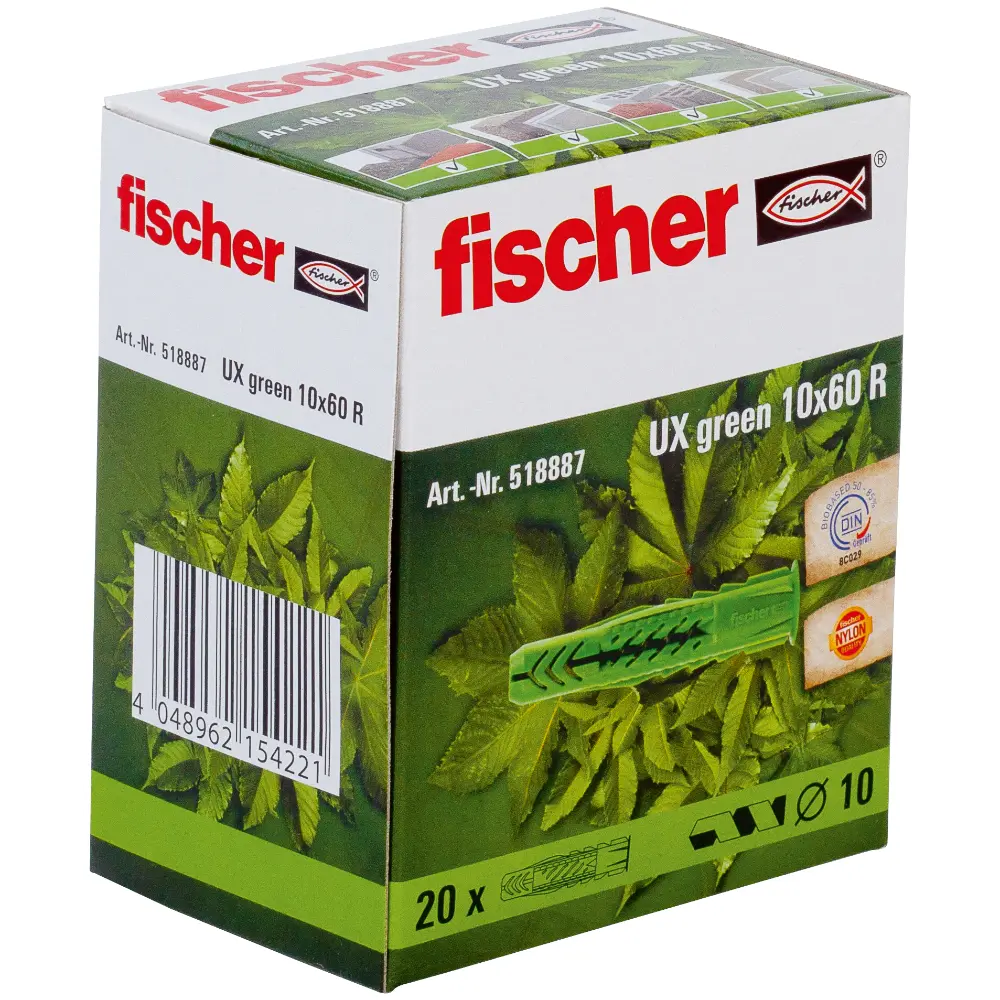 Fischer Universaldübel UX Green 10x60 R