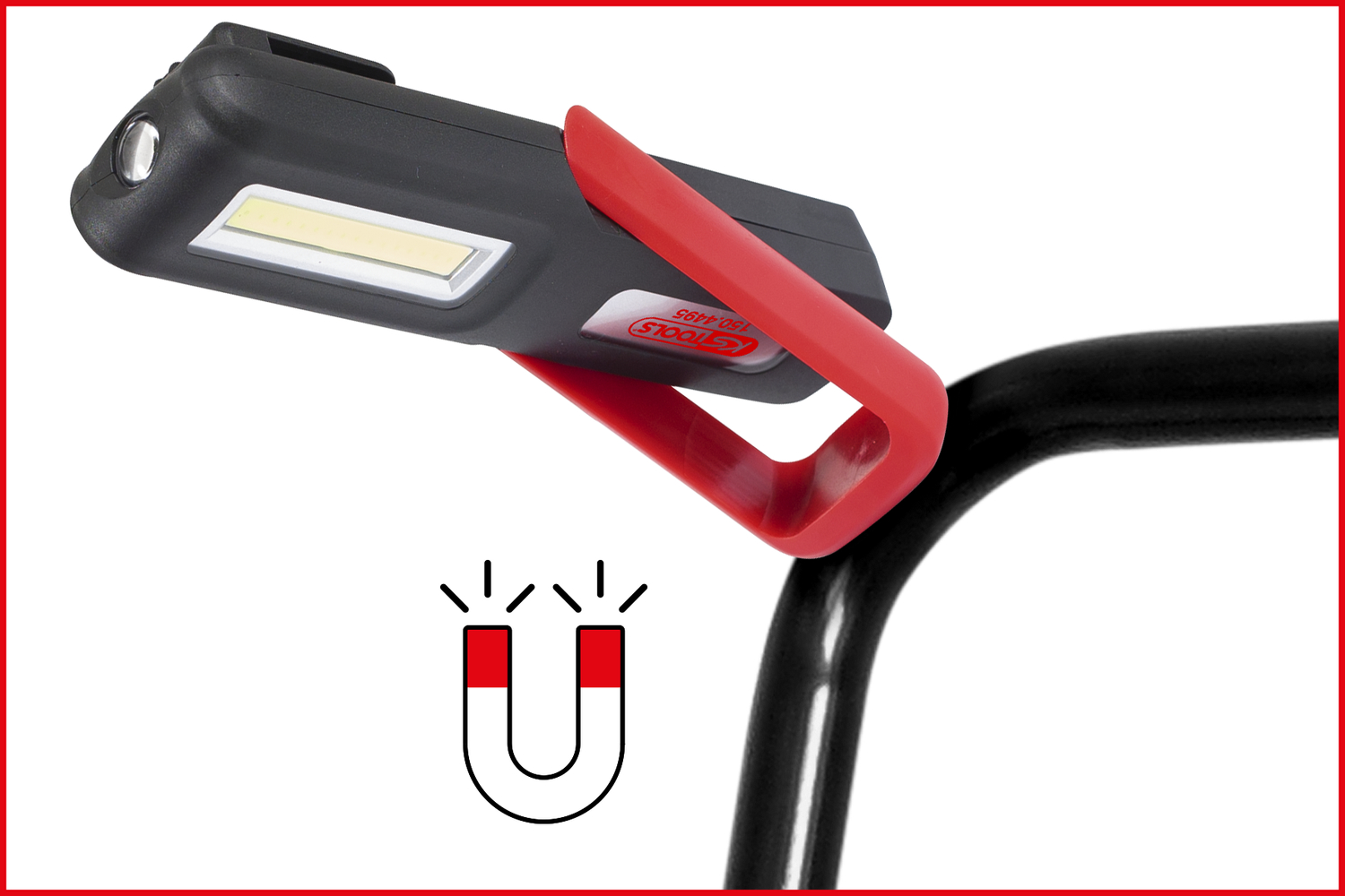 KS Tools Mobile Werkstatt-Handlampe, knickbar, 3 Watt COB LED
