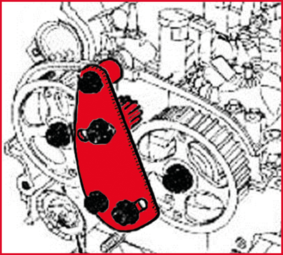 KS Tools Nockenwellenrad-Fixierwerkzeug