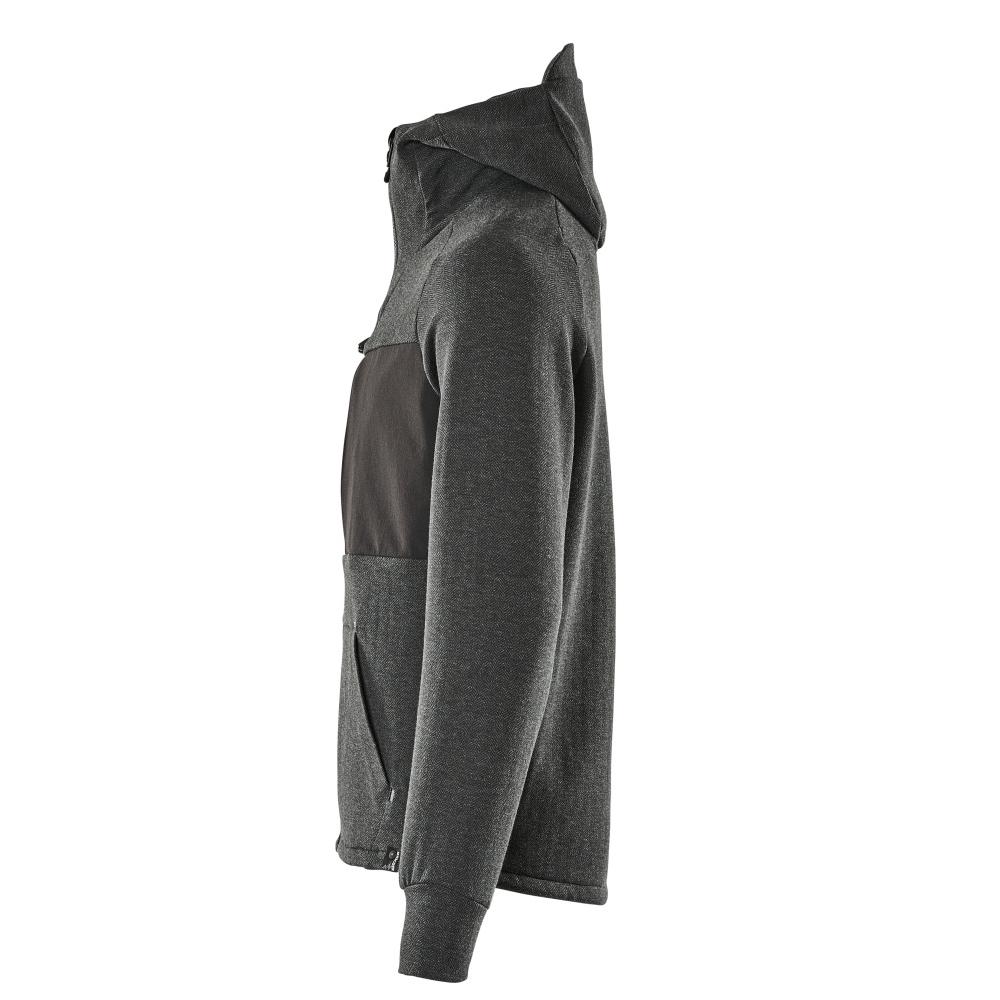 MASCOT Kapuzensweatshirt mit Reißverschluss ADVANCED Schwarz