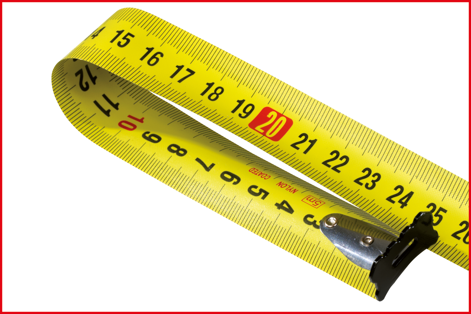 KS Tools Bandmaß mit Feststeller,schwarz-grau