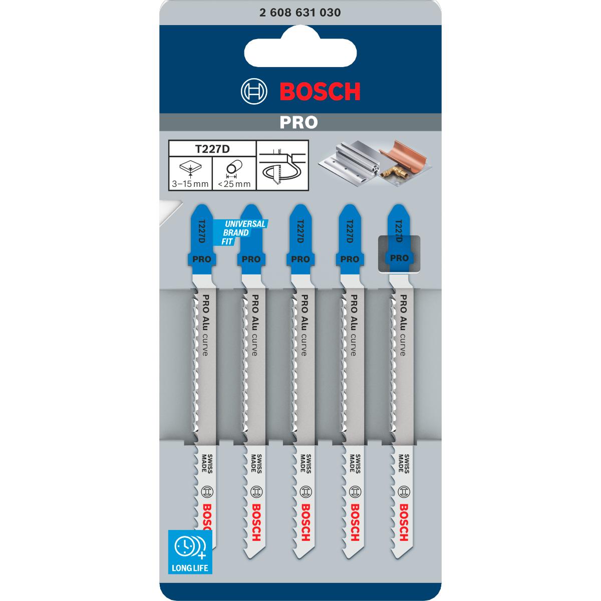 Bosch PRO Stichsägeblatt T 227 D Special for Alu