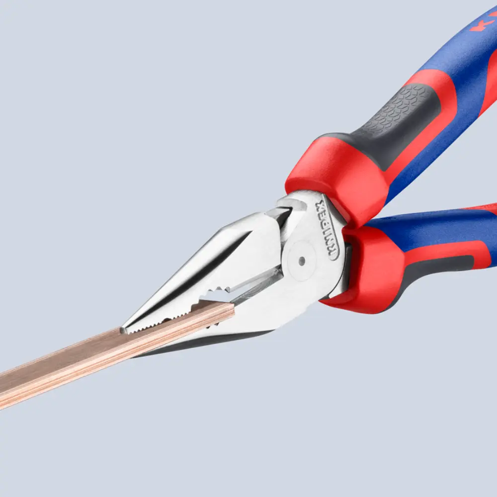 KNIPEX Spitz-Kombizange mit Comfort-Griffen verchromt 192 mm