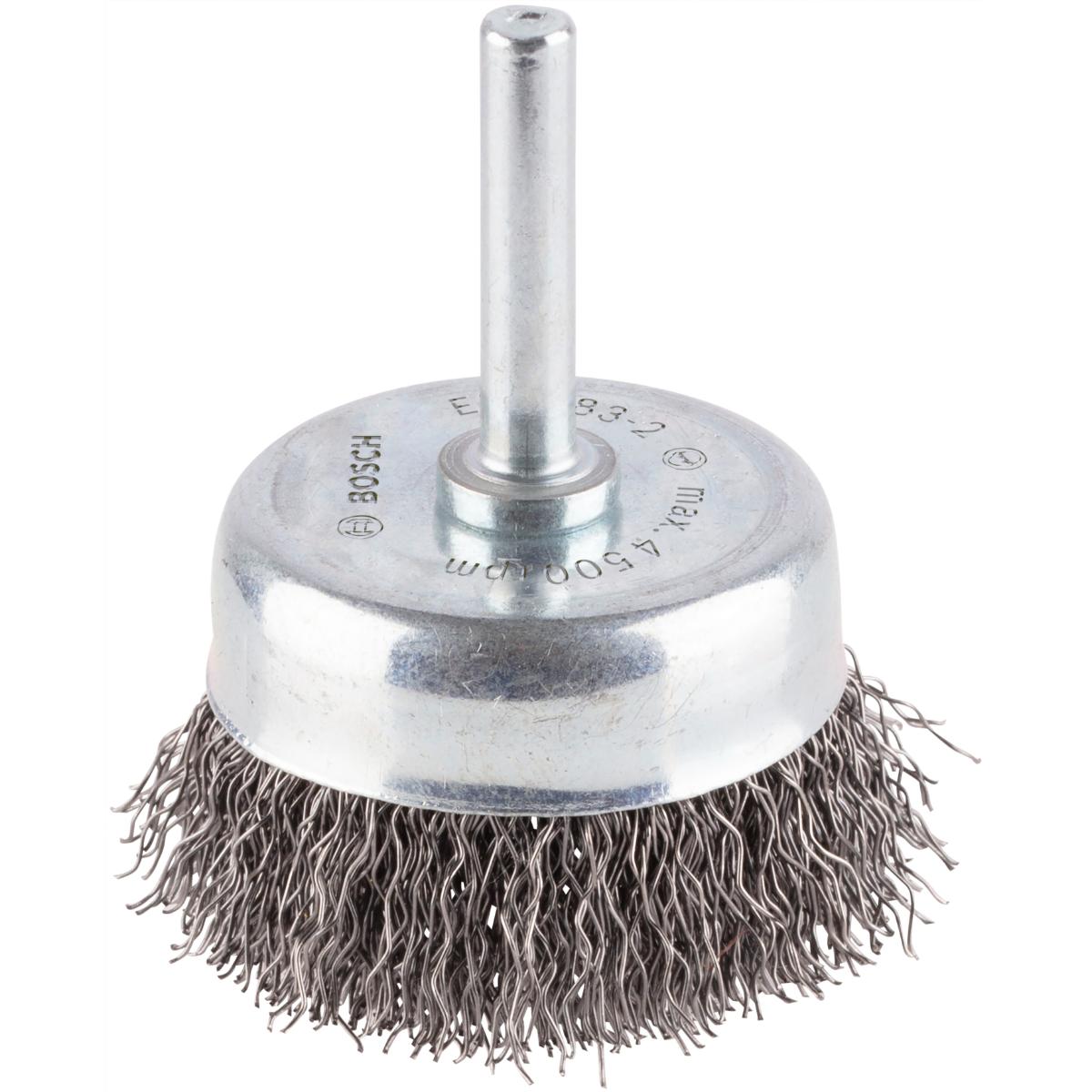Bosch PRO Topfbürste, Stahl, gewellter Draht, 4500 U/ min