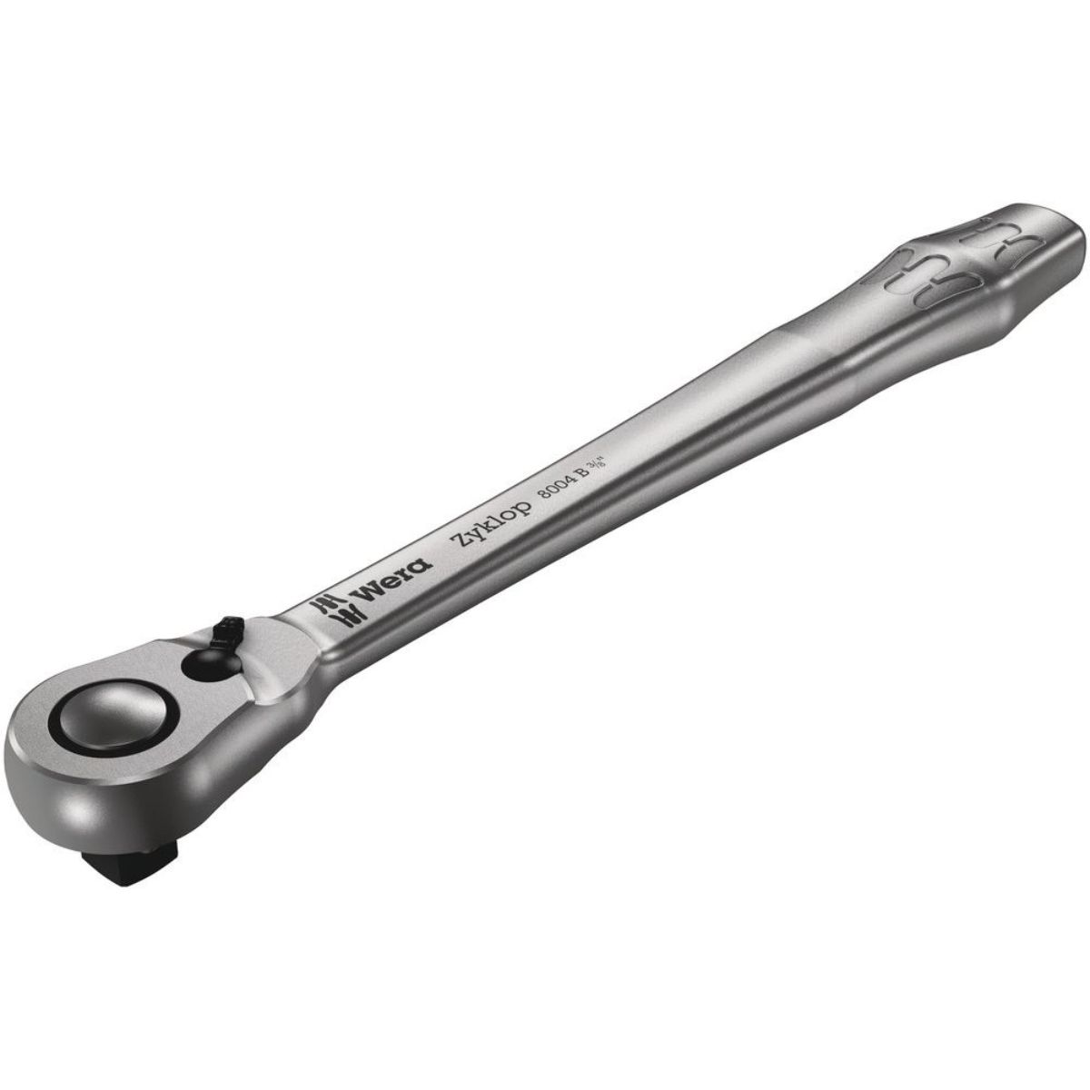 Wera 8004 B Zyklop Metal-Knarre mit Umschalthebel mit 3/8"-Antrieb