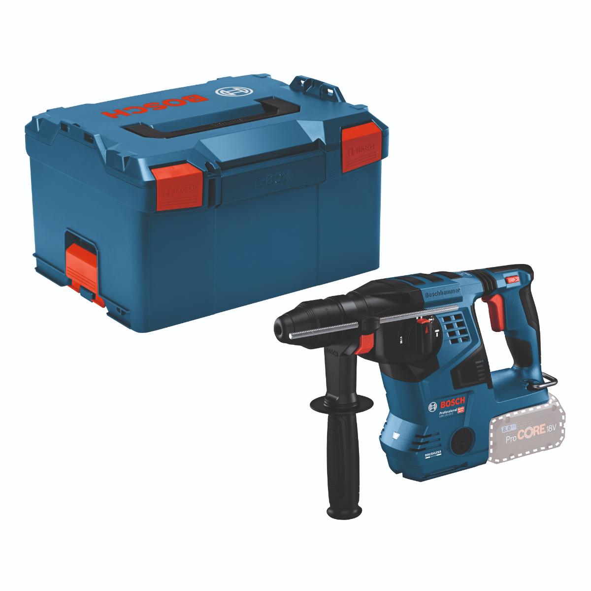 Bosch Akku-Bohrhammer mit SDS plus GBH 18V-28 C, L-BOXX 238, L-BOXX-Einlage, solo (L)