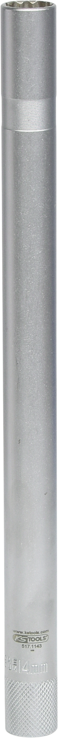 KS Tools 3/8" Zündkerzen-Stecknuss, lang,