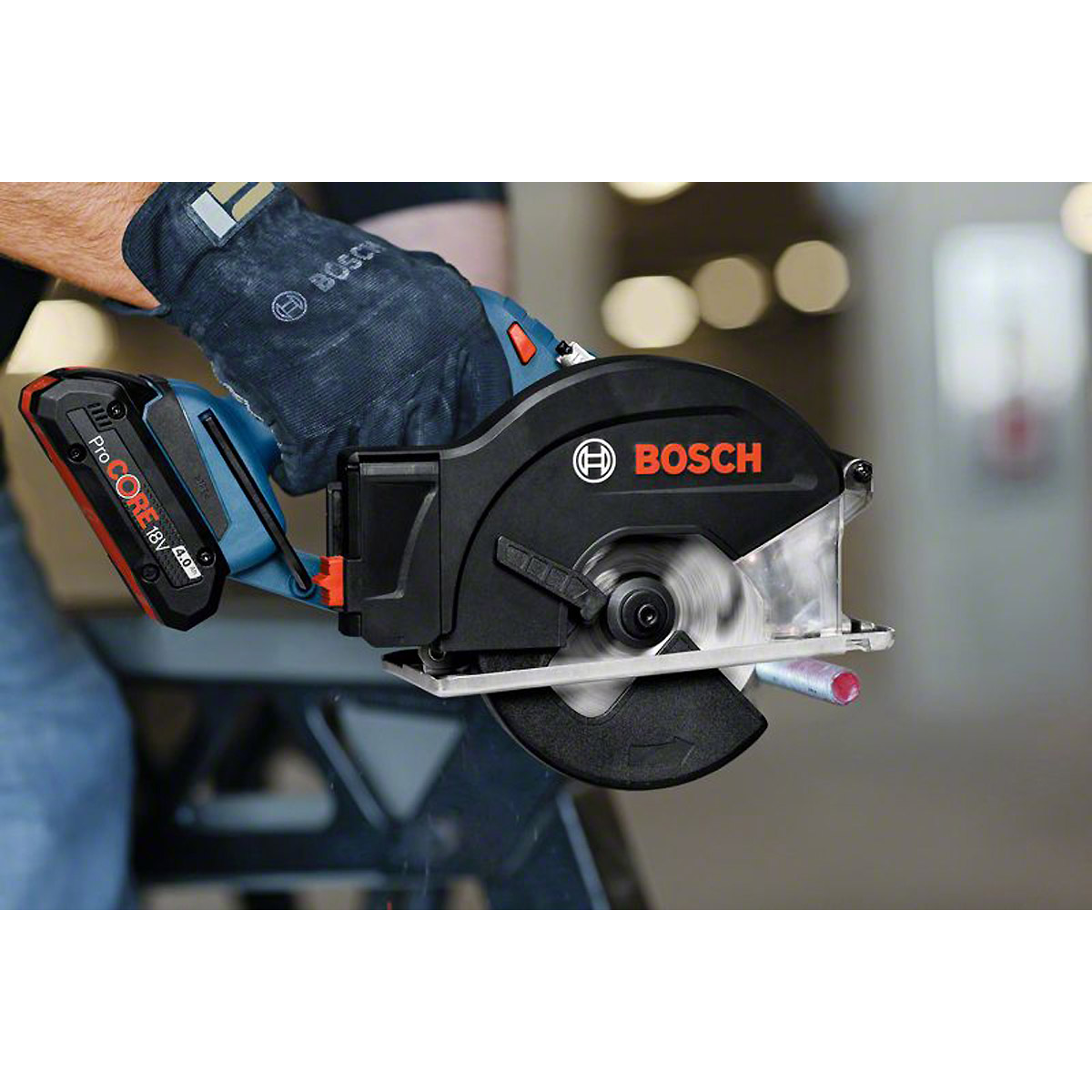 Bosch Akku-Kreissäge GKM 18V-50 in L-BOXX