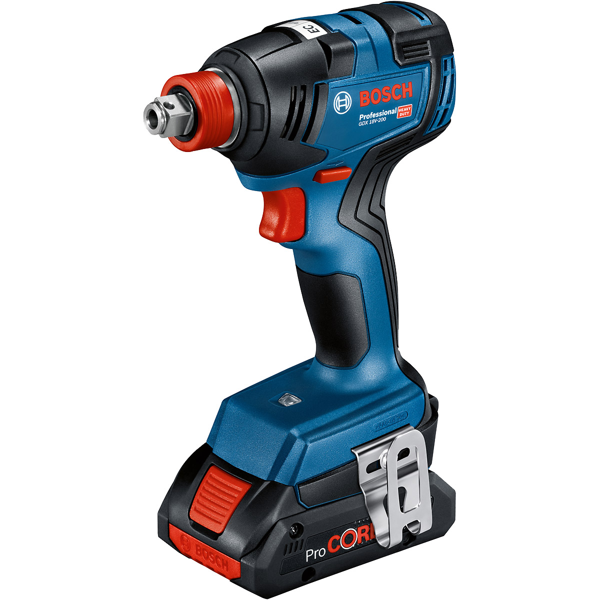 Bosch Akku-Drehschlagschrauber GDX 18V-200 mit 2x Akku GBA 18V 4.0Ah in L-Case