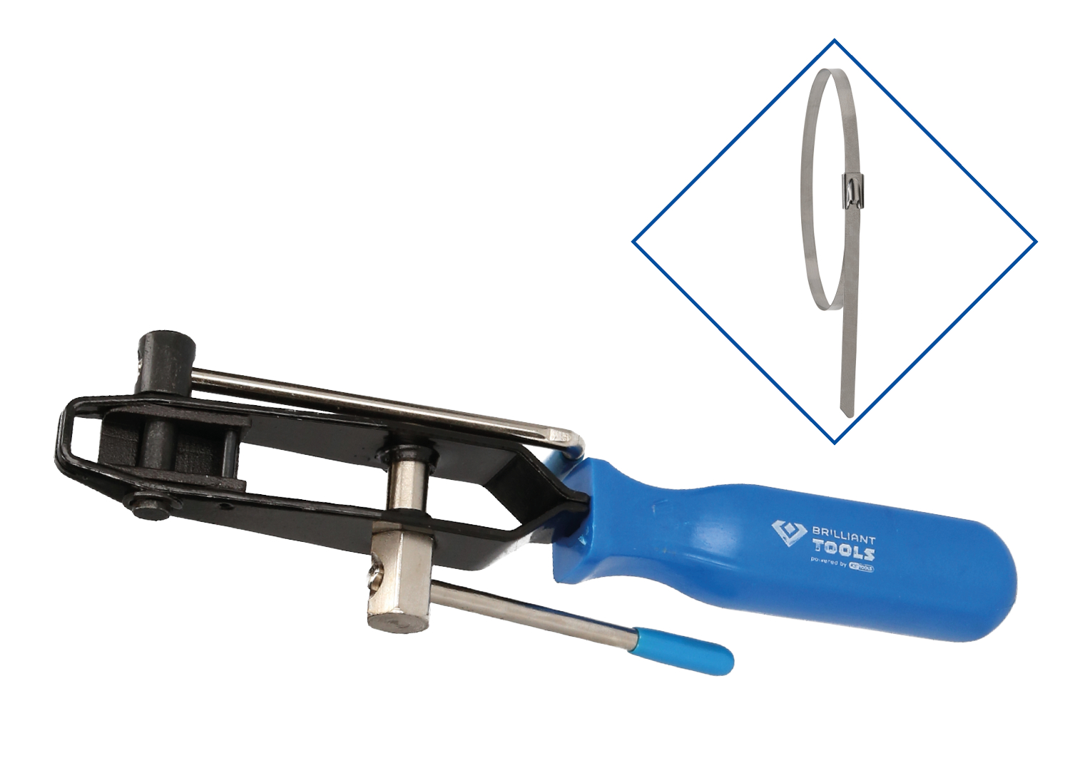 Brilliant Tools Spann- und Schneidwerkzeug für Endlosschellen - BT676001