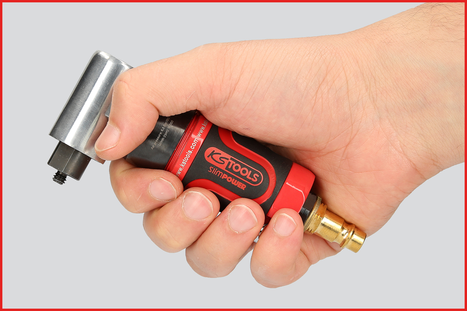 KS Tools SlimPOWER Mini-Druckluft-Schleifmaschine, 19000U-min