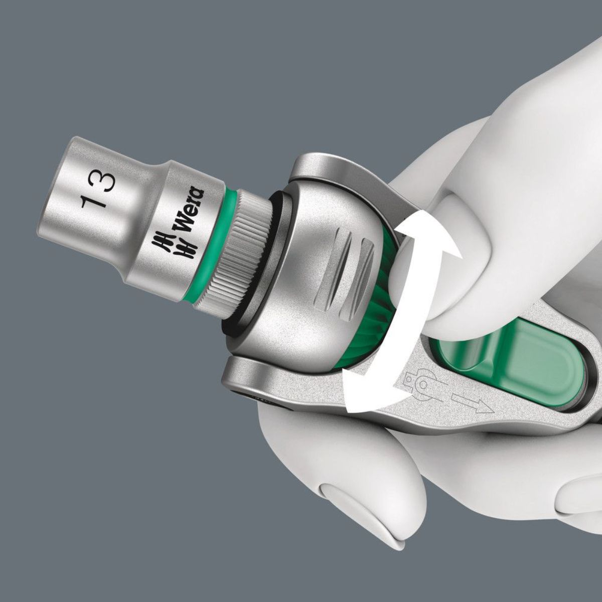 Wera 8100 SB 9 Zyklop Speed-Knarrensatz, 3/8"-Antrieb, zöllig, 29-teilig