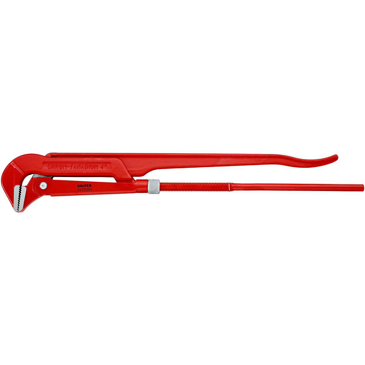 KNIPEX Rohrzange 90° 750 mm rot pulverbeschichtet