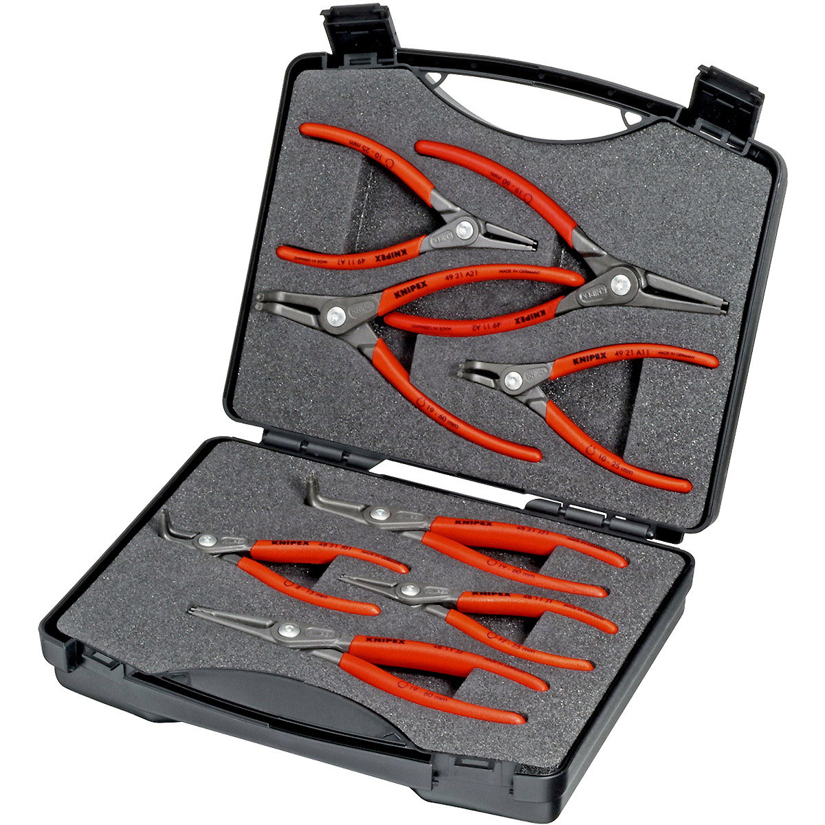 KNIPEX Werkzeug-Box SRZ Sicherungsringzangen 270 mm