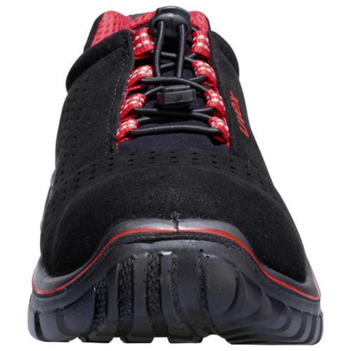 uvex motion style Sicherheitsschuh Halbschuhe S1, schwarz/rot