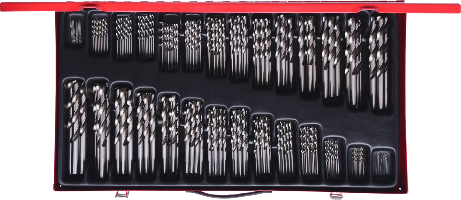 KS Tools HSS-G Spiralbohrer-Satz, 230-tlg, 1-13mm