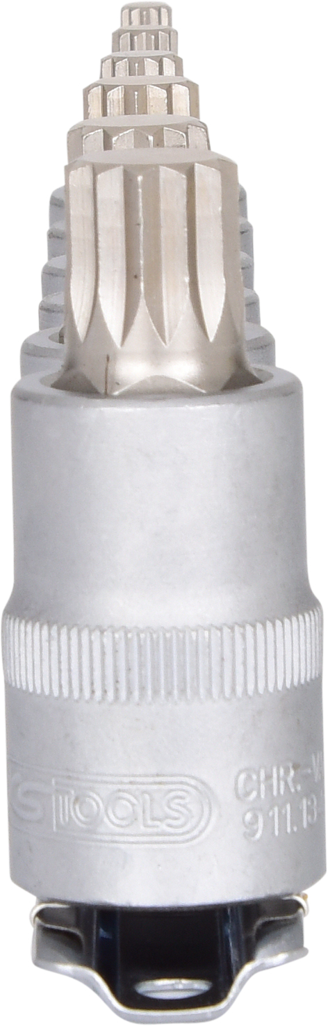 KS Tools 1/2" Bit-Stecknuss-Satz XZN, 6-tlg, M5-M14