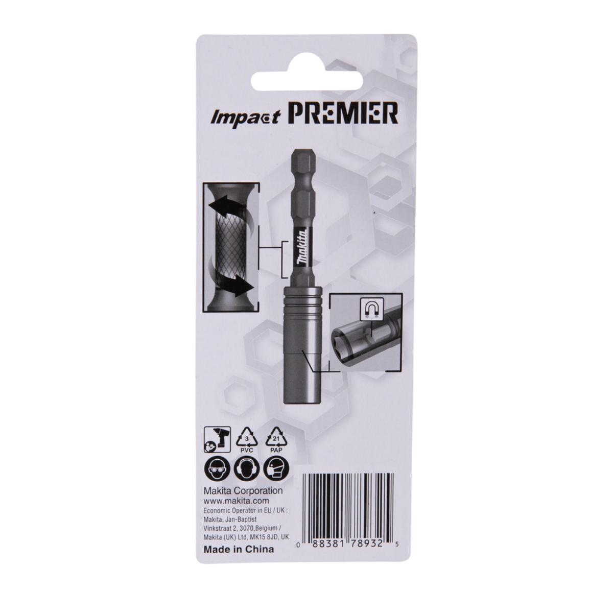 Makita Torsion Bithalter Impact Premier 1 Stück - 68 mm - magnetisch - E-20258