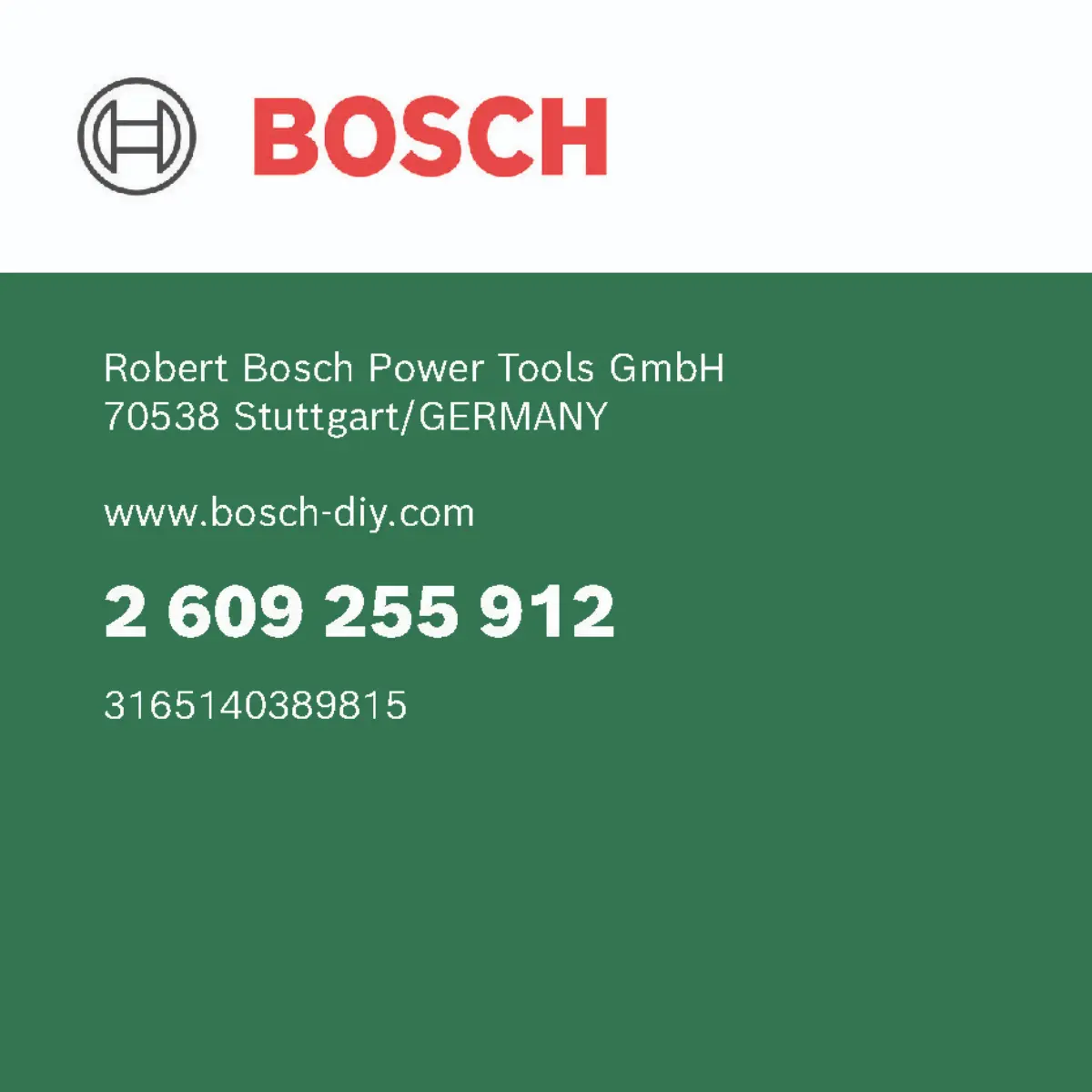 Bosch Schrauberbit Standard für Längsschlitzschrauben (S) Schlitz S 1,6 x 8,0