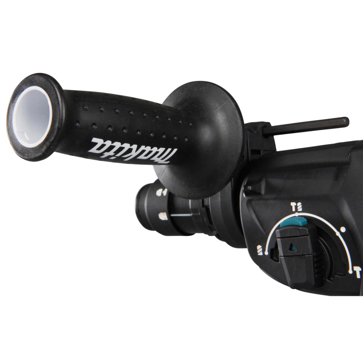 Makita Akku-Kombihammer für SDS-Plus 18V / 6,0 Ah, 2 Akkus + Ladegerät im MAKPAC + SDS-Plus Bohrer-Set B-58992