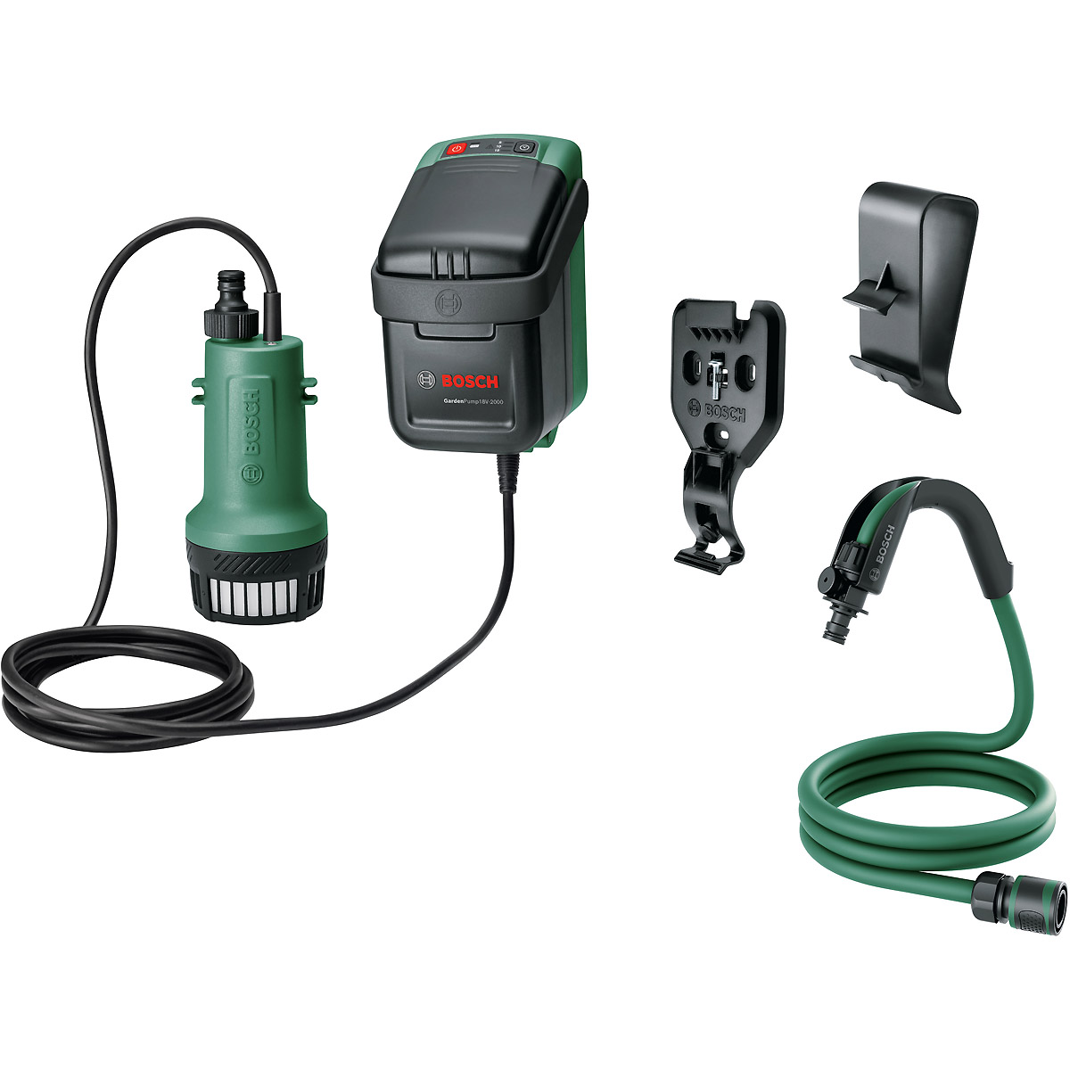 Bosch Akku-Regenwasserpumpen GardenPump 18V-2000
