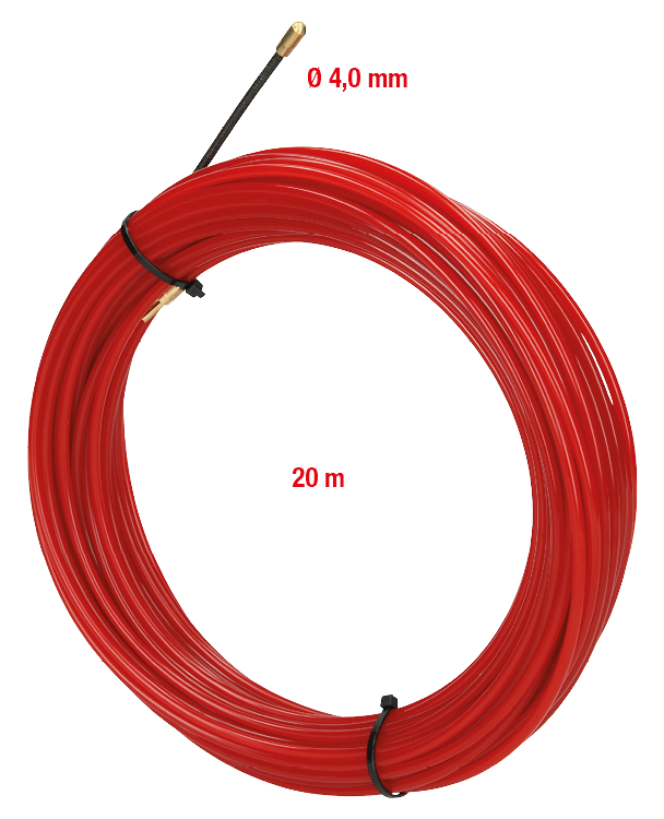 KS Tools Kabel-Einziehdraht, 20,0 m