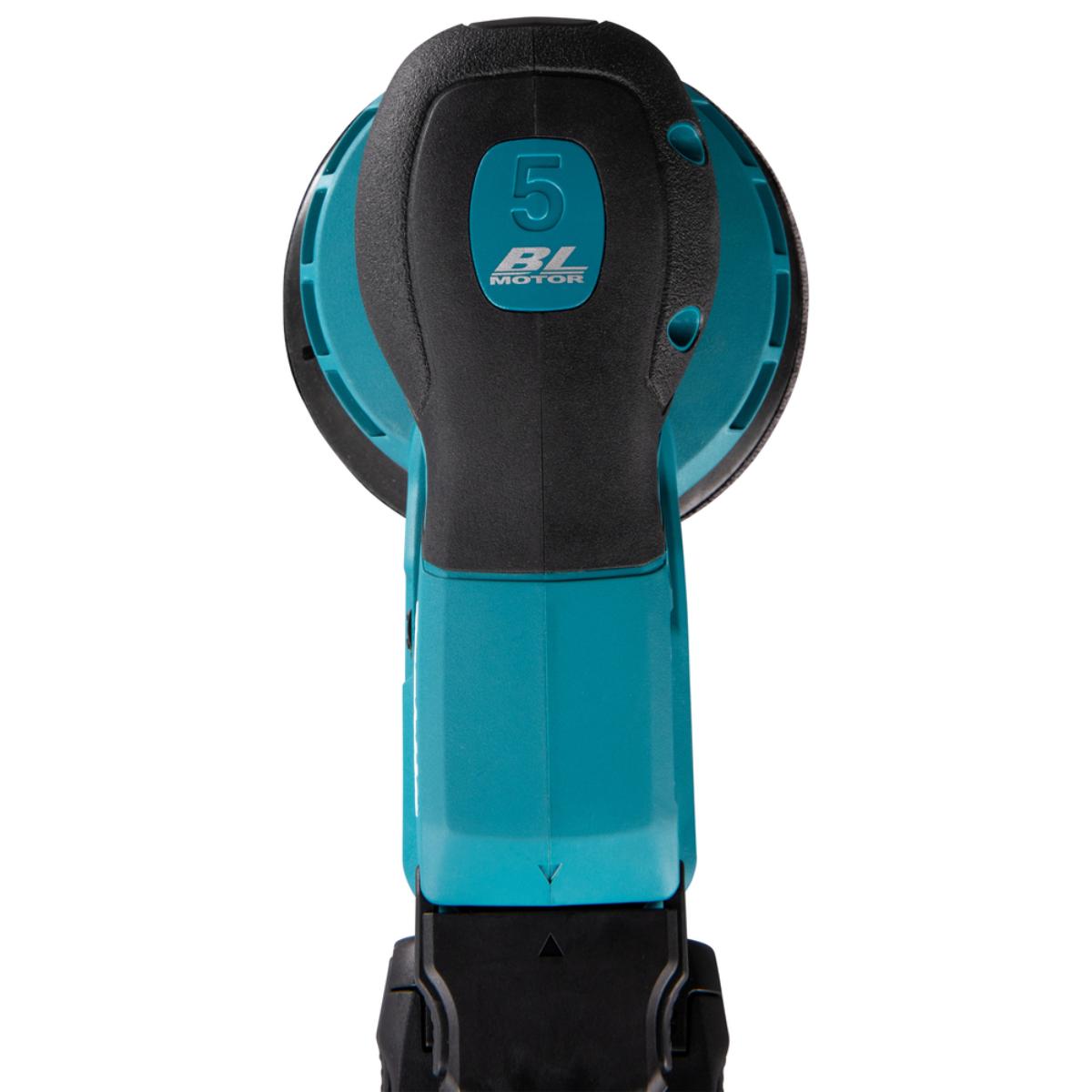 Makita Akku-Exzenterschleifer XGT - Connector - 125 mm Ø - 5,0 mm Hub - 1,6 m Kabel - BO001CGZ