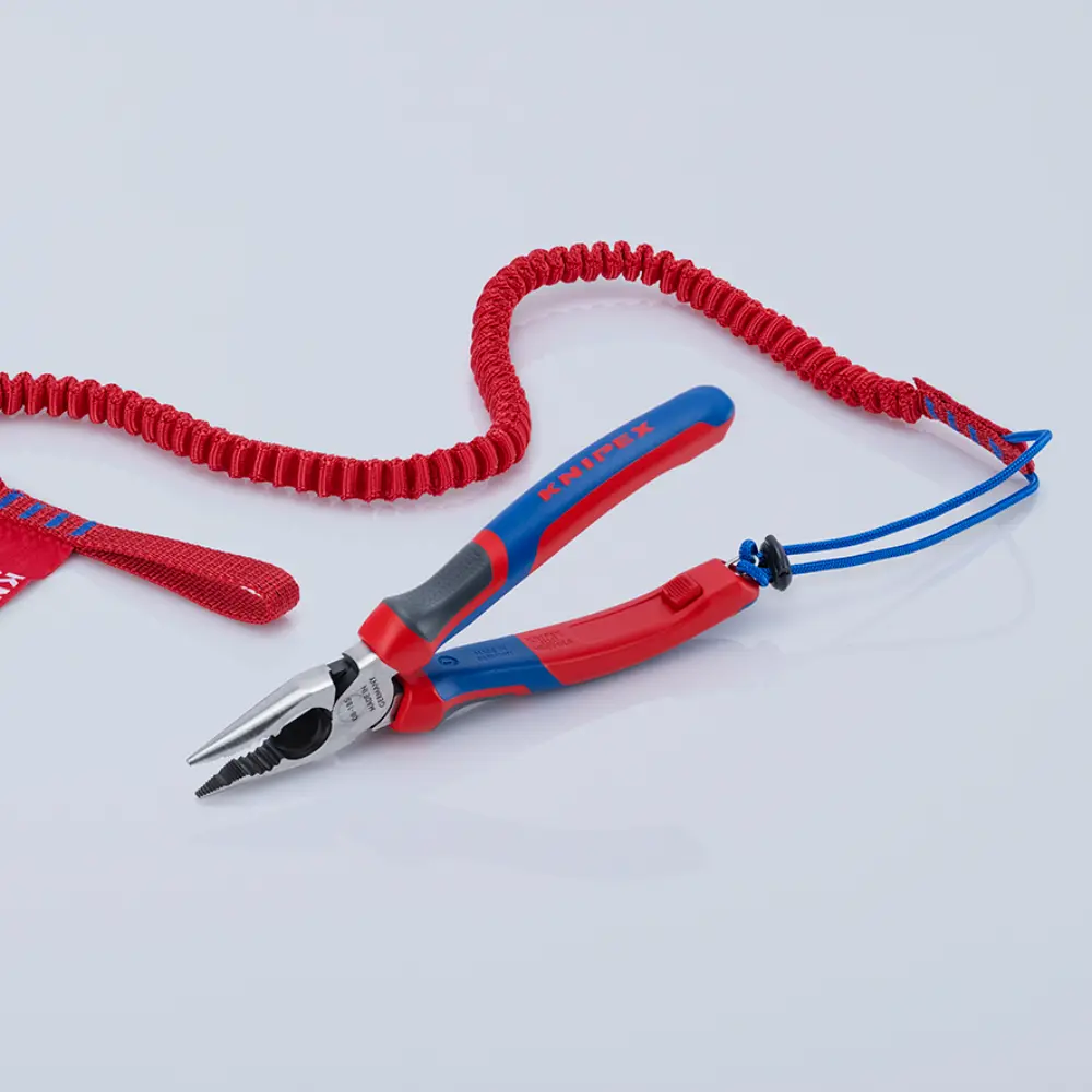KNIPEX TetheredTool Clips rot (10 Stück) 30 mm